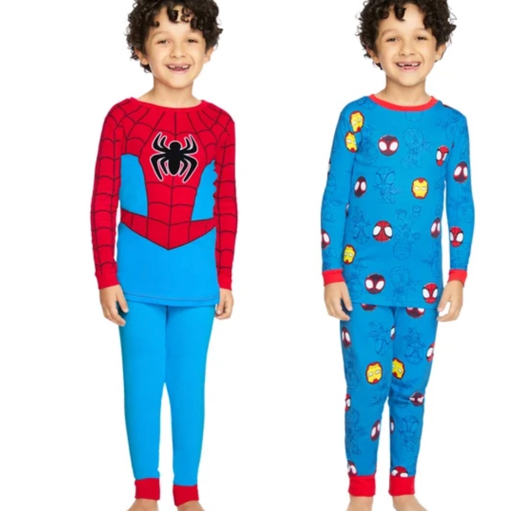 2 Pack Disney Spidey & His Amazing Friends Glow in the Dark PJs